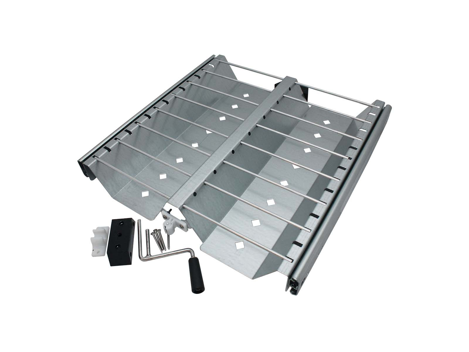 Båndholderskuffe m/14 rum galv. - Ny 2009 model komplet.