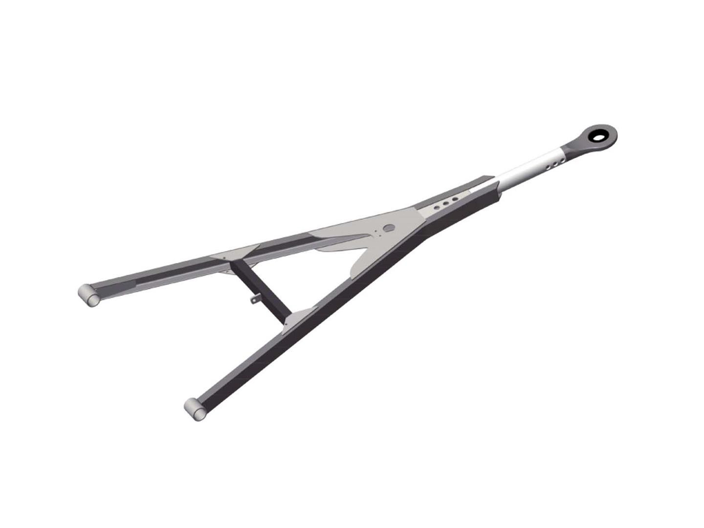 Dragstång fast 2600mm cc1100 mm  Briab - GZY 44 D-190 kN, Av 18t, 57,5 - Rockinger fast dragstång