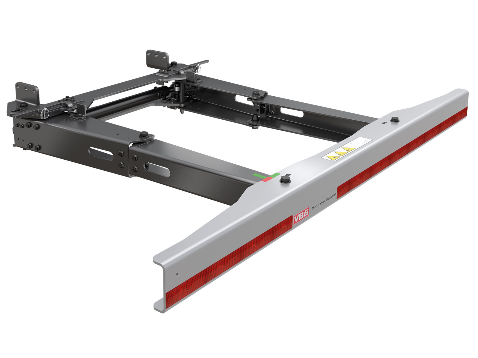 VBG Uttrekkbart underkjøringshinder URSP 180 800 - Grå - Hydraulikk - 21-749478