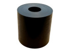 Gummiklods sh.80 Ø40/Ø14,5x40mm sort
