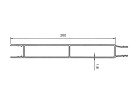Mellomprofil 200 mm / 2,5 m - B101025