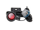 Slingrelygte LED 24V H/V Rød/Cool White kort arm 5m kabel