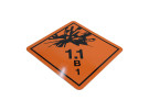 ADR skilt 1.1B (1) - 250x250mm - 1mm aluplade