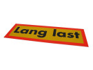Lang last reflex 900x300x2 mm. med orange baggrund
