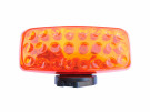 Blitzblink magnet LED 24 Batteridrevet, - orange
