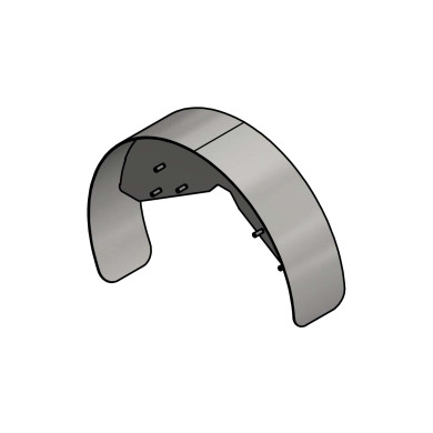 Støvskærm f. 195 single V - BS195 si.