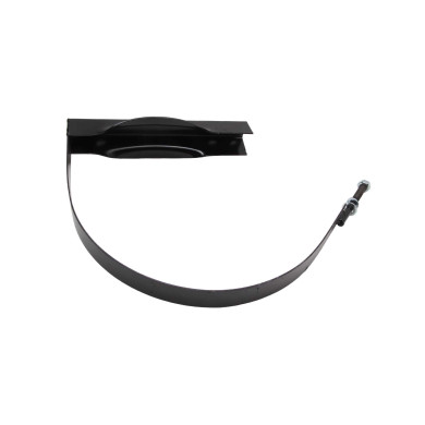 Tankbånd, stål - Farve: Sort - ø (mm): 206 - B (mm): 38