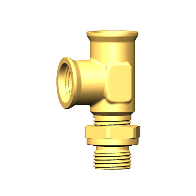 T-Stykke innv/utv. M16-M16 - 7816