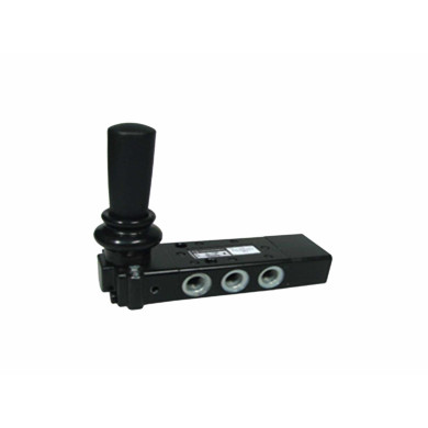 5/3-vejs ventil manuel 1/8" m/fjederretur, lukket center