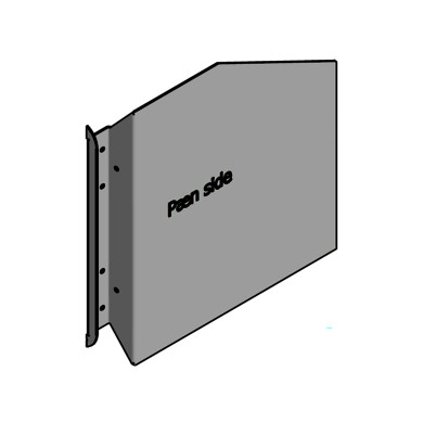 BevoBox MixHH 220x346x360 skrå top T-luk