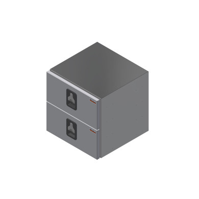 BevoBox mix Premium 600x600x600 2 skuffer