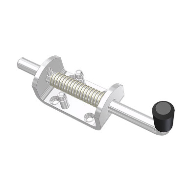 Dörrhållare m/fjäder mini, rostfri(310065)