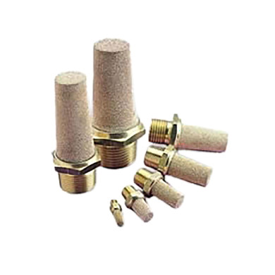 Norgren T40 pneum.lyddæmper bronze Indl: gevind, G1/8 stik, max 10 bar