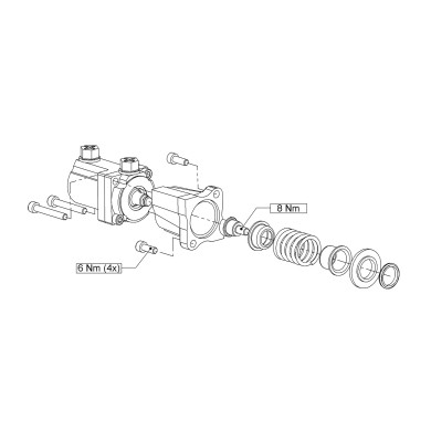NH RS210 pneumatic controller - 2160-804529