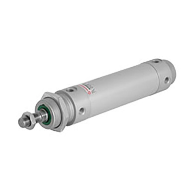 Rund dobbelvirkende cylinder, 40mm diameter, 50mm slag