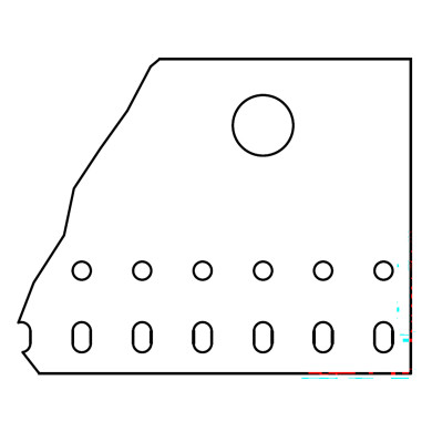 Kranplate chassisforsterkning Volvo og Scania - Heavy duty