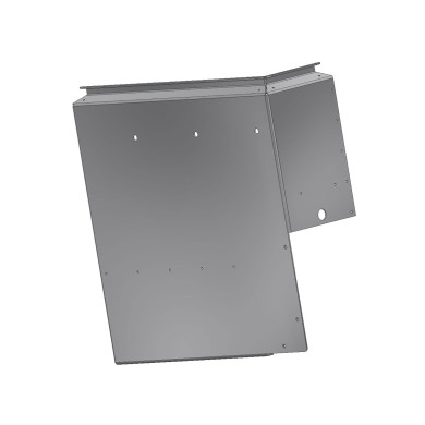 Højre ende med rundt stikhul