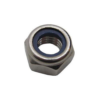 Låsemøtrik rustfri 8mm A4 - DIN985 - 1000 pr. æske - (AN 18008000)