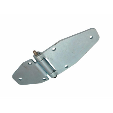 Hængsel plan med smørenippel, galv - L187xB65mm