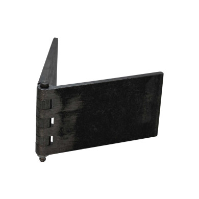 Hængsel plan 70x120x6mm med smørenippel