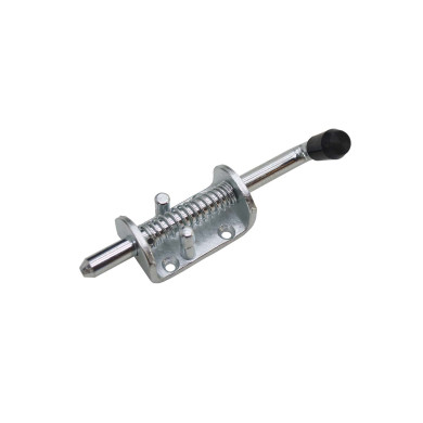 Dørholder mini med fjeder, galvaniseret - 1041 - Ø12mm tap