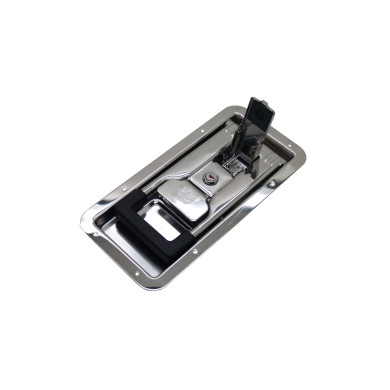 Dørlås f/indb.(D23,5mm) f/Ø16mm rustfri - 2386