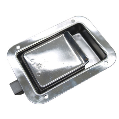 Smæklås u.nøgle rustfri nøgen