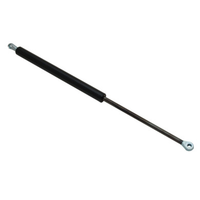 Gasfjeder 150 N, 385 mm - Ø8 hul, M8 gevindstang