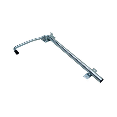 Dørholder fjederbel. plan beslag, galv - For under montering