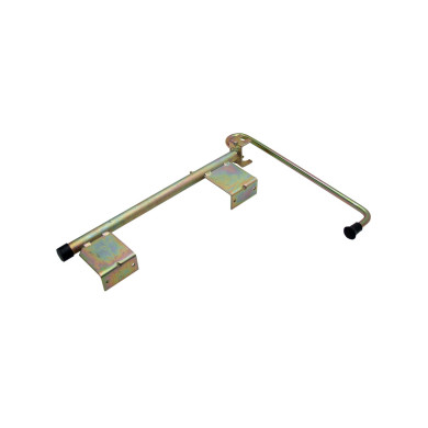 Dørholder fjederbel. vinkel beslag, galv - For under montering