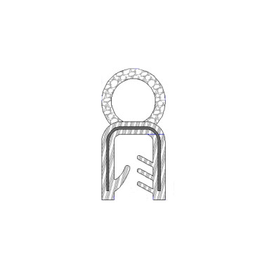 Gummiliste for ildslukkerkasse