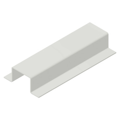 Udligningsprofil for skuffer - L: 1000 x H: 35 x B: 50/90 mm. - 2 mm. Alu.