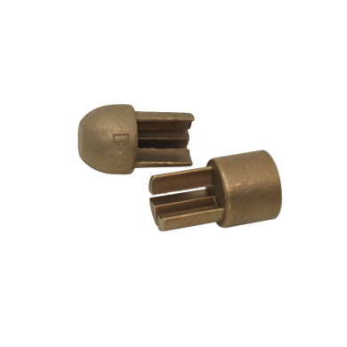 Top og bundstykke for presenningsstram. - For spænderør 380052