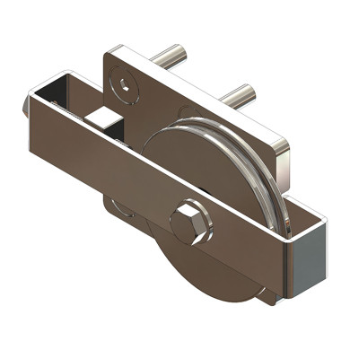 Wirestrammer bag vandret hjul Ø100mm