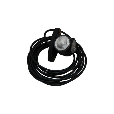 Slingrelygte lige,kort,rød/hvid/gul  - LED H/V 4m kabel  - 31-3360-007 ADR godkendt