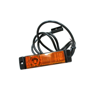 Sidemarkeringslygte 24V 1,0W LED, ADR godkendt - 1,3m. ledning - 2-polet QuickLink stikforbindelse - E1-1395 E1-1398