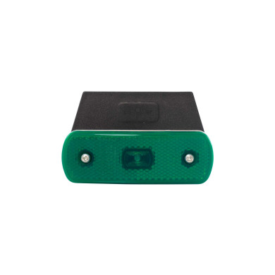 Funksjonslys  12/24V LED grønn 500mm kabel - Med monterings konsoll