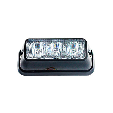 NORDLYS+ Blitzlygte 3xLED orange 10-30V planmonteret