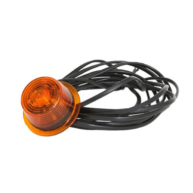 Glass orange m/diode 24V - 30795