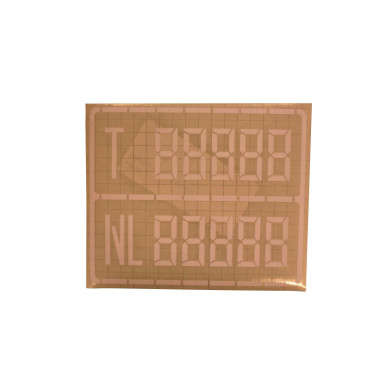 Vægttavle, nyttelast 5 cifre hvid