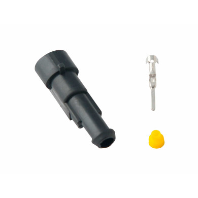 Super Seal 1-pin, han til 498611 - 7810016