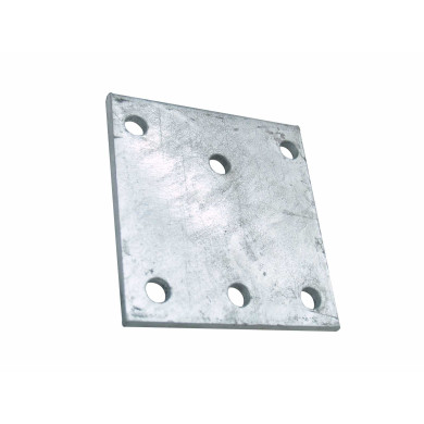 Konsolplade 6 hul, galv.Høj H=153mm - 151700016  3049 - S355