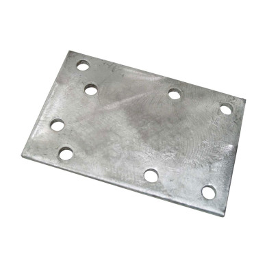 Konsolplade 8 hul, galvaniseret - 3020