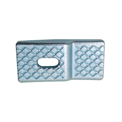 Bespændingskonsol galv f/12mm plade - 10 stk pr. kasse