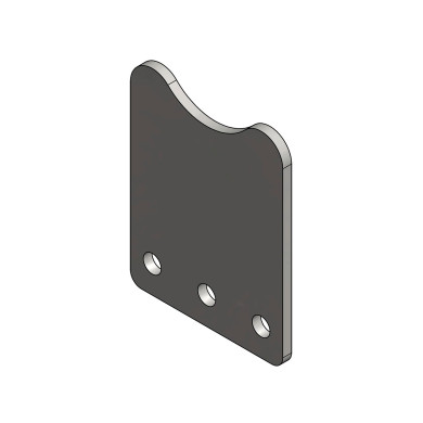 Chassifeste 140x180x8 m/3xØ16 hul