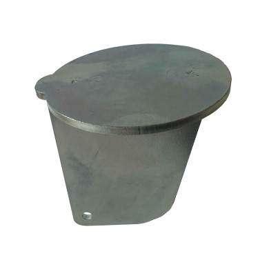 Låg til stageholder Ø67mm, zink galv