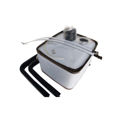 Aggregattank rustfri 210L 450mm - 5301N - -ny type ophæng/tankbånd 2004-