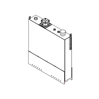 Parker EPF2-2-20Q, højtryksfilter for rørmontering  - 3/4" BSP, 450 bar, 140 l/min, inkl. 20my filterelement