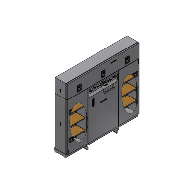Kasse-/Tanksystem modul m.topskab