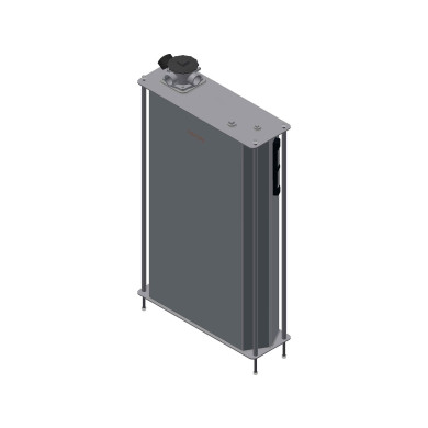 Hydrauliktank 165L, stål, bagkabine, m/GFL21 - Inkl. filter 572034